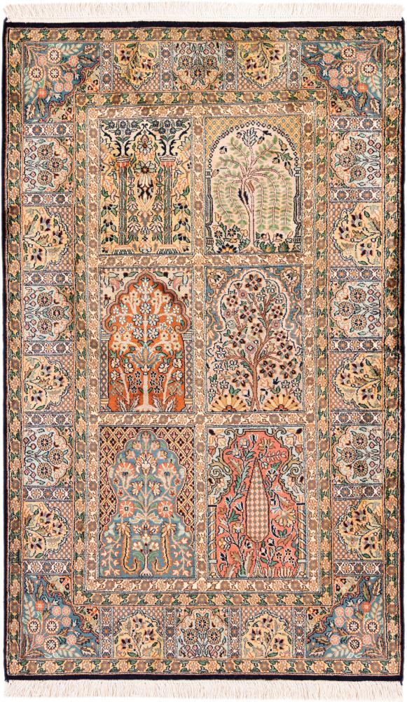 Indiaas tapijt Kasjmier Zijde 158x96 158x96, Perzisch tapijt Handgeknoopt
