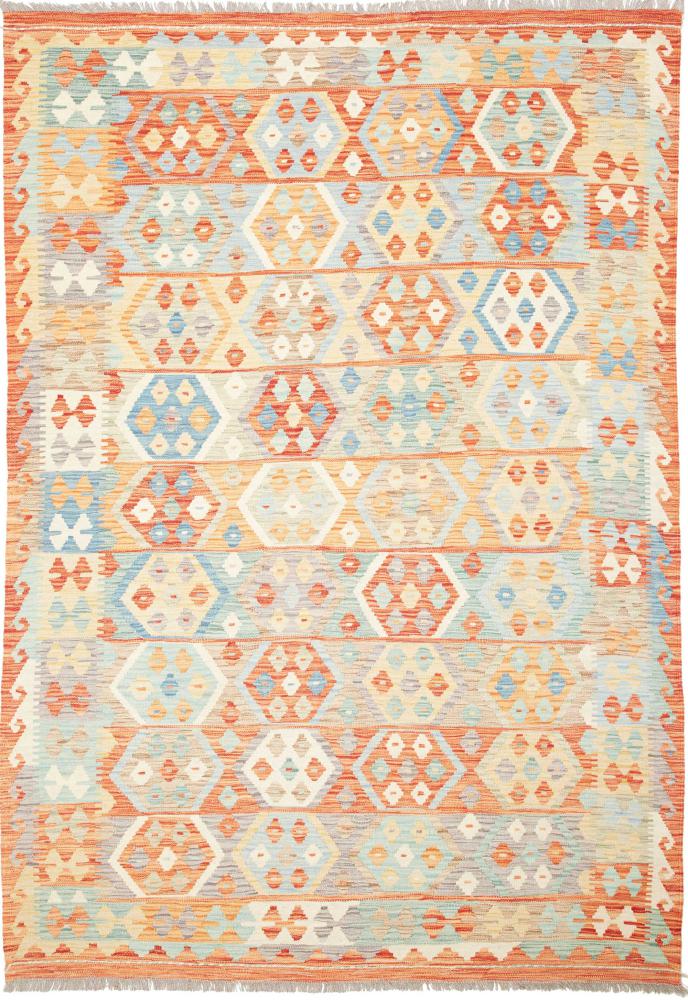 Alfombra afgana Kilim  Afghan 242x171 242x171, Alfombra persa Tejido a mano