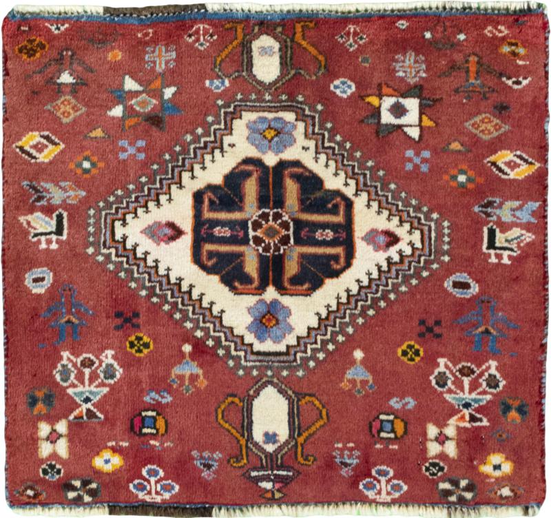 Perzisch tapijt Shiraz 51x57 51x57, Perzisch tapijt Handgeknoopte