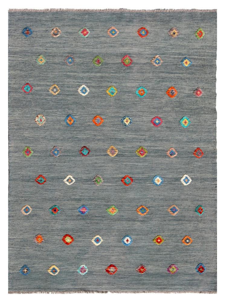 Alfombra afgana Kilim Afghan Nimbaft Edition 196x152 196x152, Alfombra persa Tejido a mano