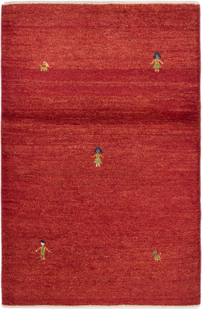 Persisk teppe Persia Gabbeh 124x81 124x81, Persisk teppe Knyttet for hånd