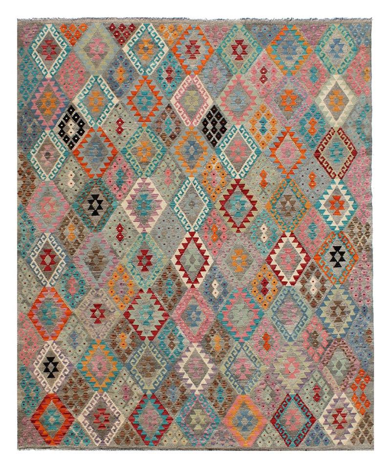 Alfombra afgana Kilim Afghan 338x260 338x260, Alfombra persa Tejido a mano