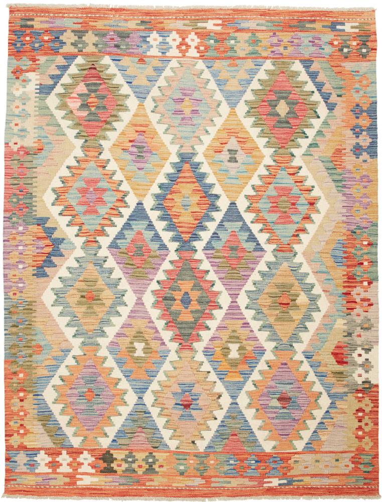 Afghaans tapijt Kilim Afghan 200x150 200x150, Perzisch tapijt Handgeweven