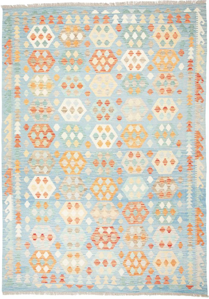 Alfombra afgana Kilim  Afghan 247x176 247x176, Alfombra persa Tejido a mano