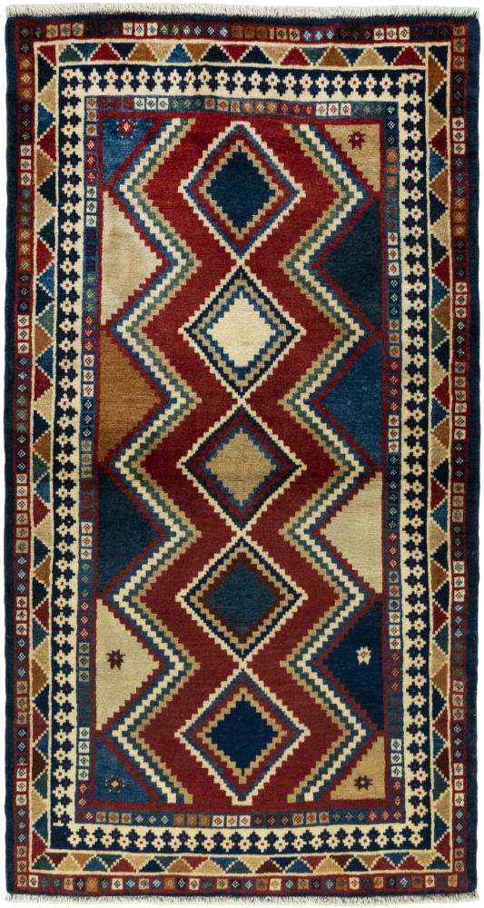 Perzsa szőnyeg Perzsa Gabbeh Régi 193x102 193x102, Perzsa szőnyeg Kézzel csomózva