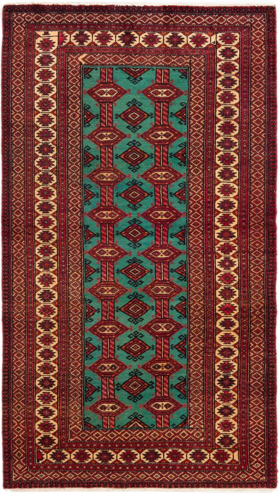 Persian Rug Turkaman 194x110 194x110, Persian Rug Knotted by hand
