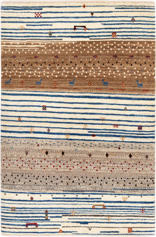 Covor persan Persan Gabbeh Loribaft Atelier 156x64 156x64, Covor persan Înnodat manual