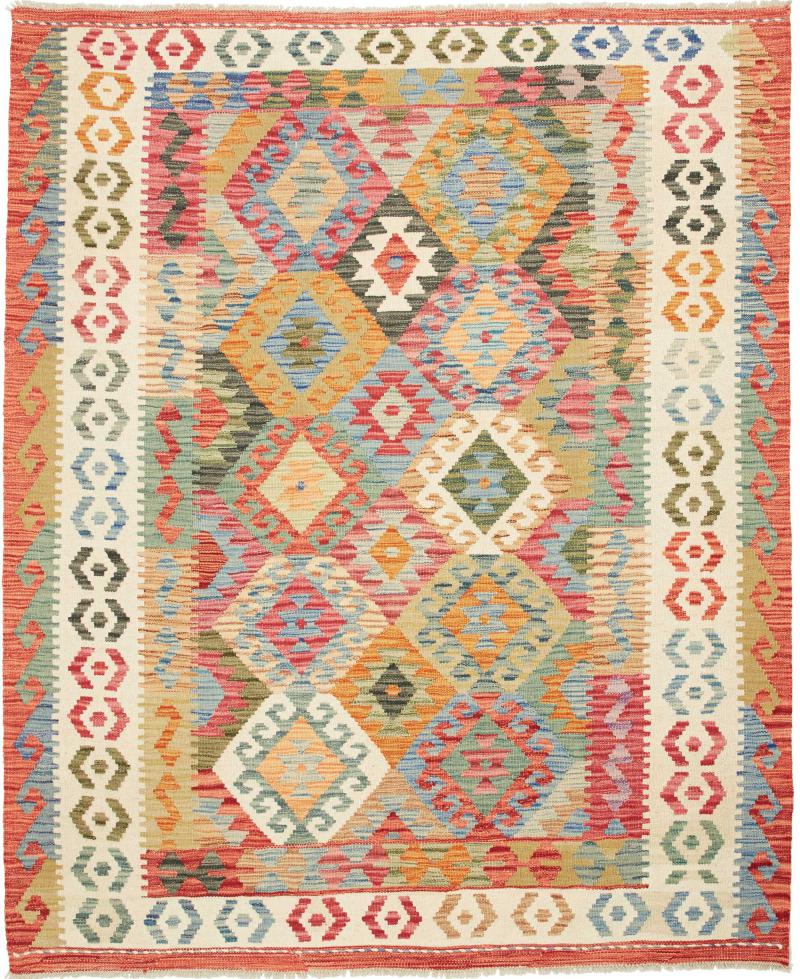 Afghansk teppe Kelim Afghan 193x158 193x158, Persisk teppe Handwoven 