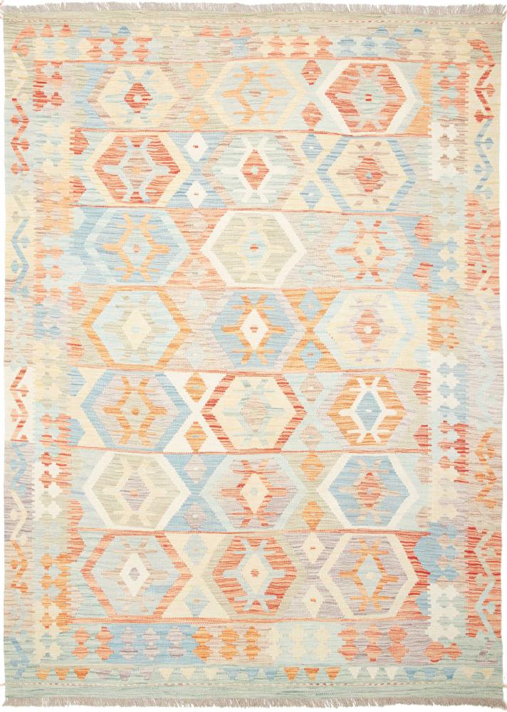Afghansk teppe Kelim  Afghan 248x178 248x178, Persisk teppe Handwoven 