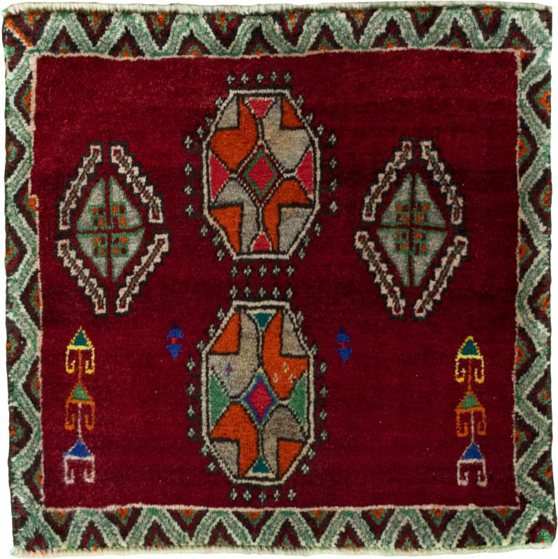 Persian Rug Shiraz 58x59 58x59, Persian Rug Knotted by hand