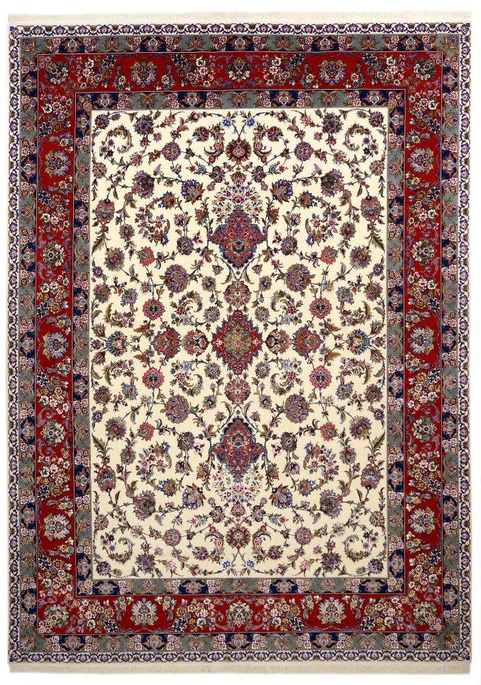 Tapete persa Tabriz 50Raj 13'6"x9'9" 13'6"x9'9", Tapete persa Atado à mão