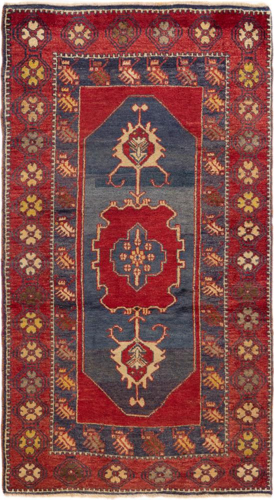  Turkei Anatolia 6'4"x3'6" 6'4"x3'6", Persian Rug Knotted by hand