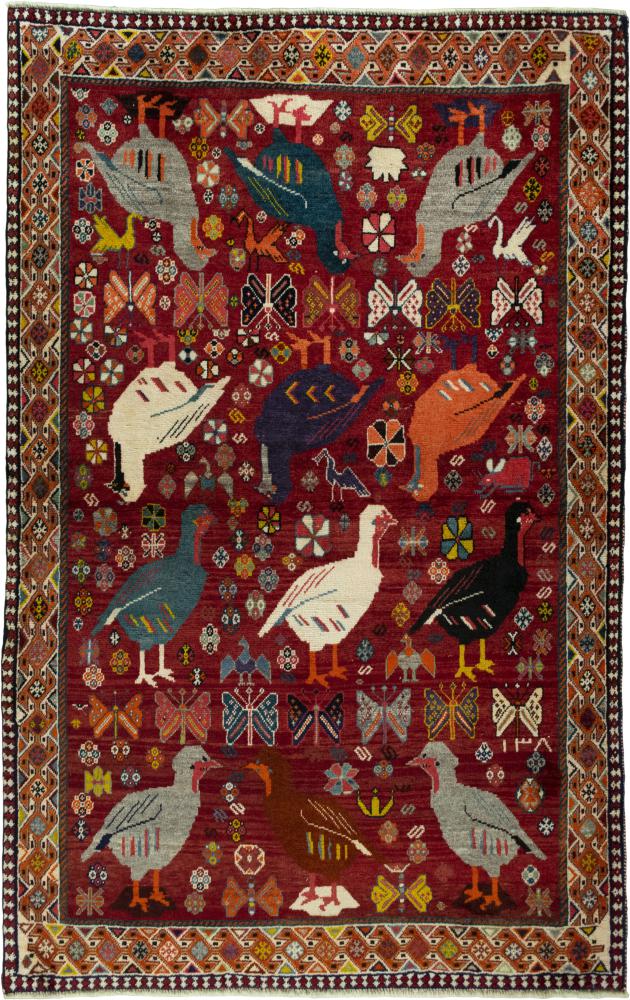 Persian Rug Persian Gabbeh Ghashghai 199x128 199x128, Persian Rug Knotted by hand
