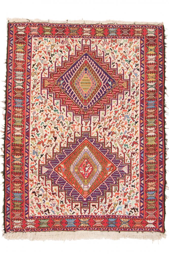 Perzsa szőnyeg Kilim Soumak Shahsavan 144x109 144x109, Perzsa szőnyeg Kézzel csomózva