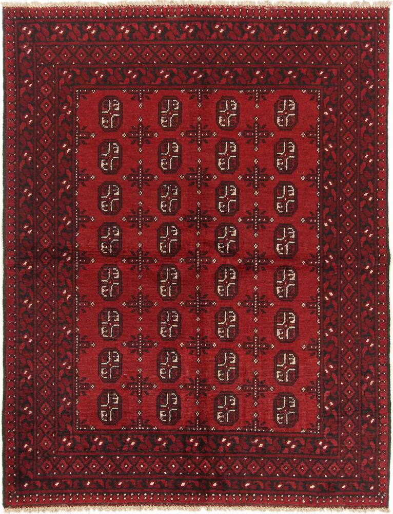 Tapete afegão Afegão Akhche 191x146 191x146, Tapete persa Atado à mão