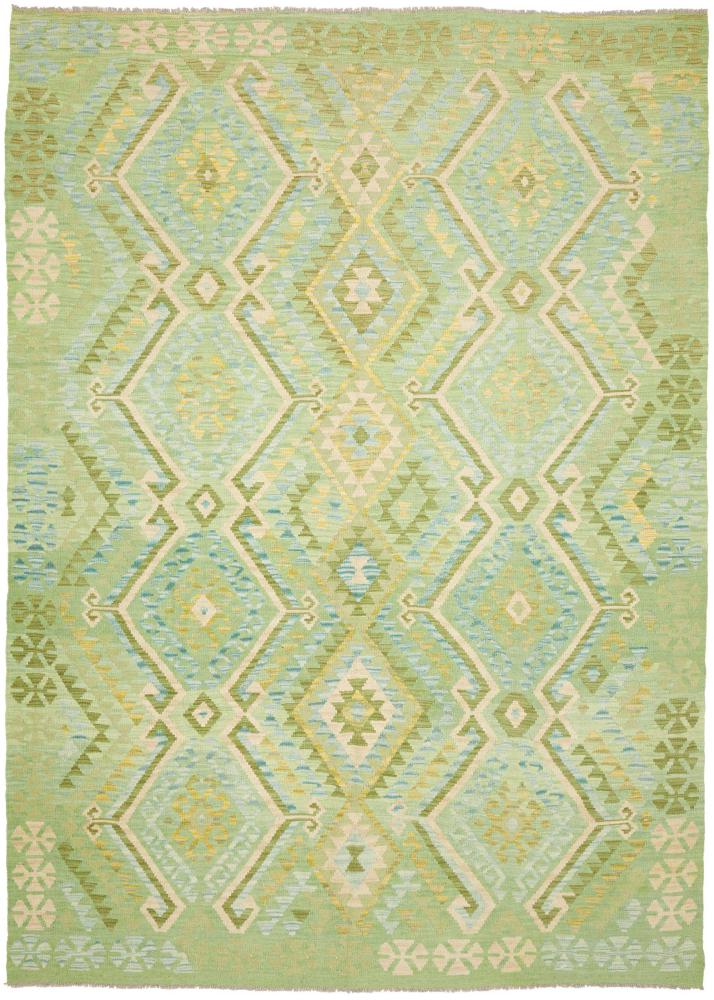 Afghan rug Kilim Afghan 9'9"x7'0" 9'9"x7'0", Persian Rug Woven by hand