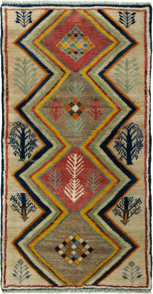 Tappeto persiano Persia Gabbeh Ghashghai 135x72 135x72, Tappeto persiano Annodato a mano