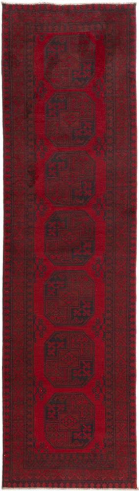 Tappeto Afgano Afghan Akhche 9'4"x2'7" 9'4"x2'7", Tappeto persiano Annodato a mano