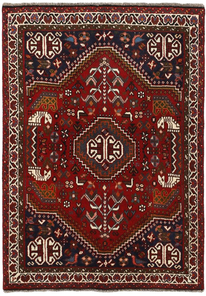 Tapis persan Ghashghai 145x104 145x104, Tapis persan Noué à la main