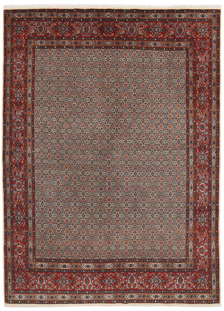 Persian Rug Moud Mahi 9'5"x6'11" 9'5"x6'11", Persian Rug Knotted by hand