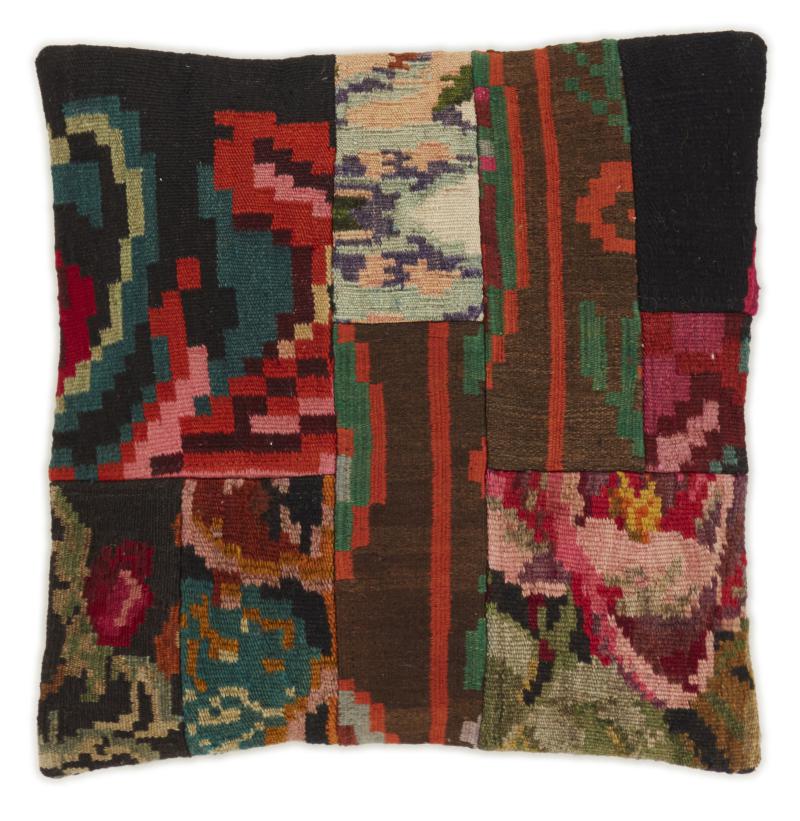Tappeto indiano Rosen Kilim Kissen 49x51 49x51, Tappeto persiano Tessuto a mano