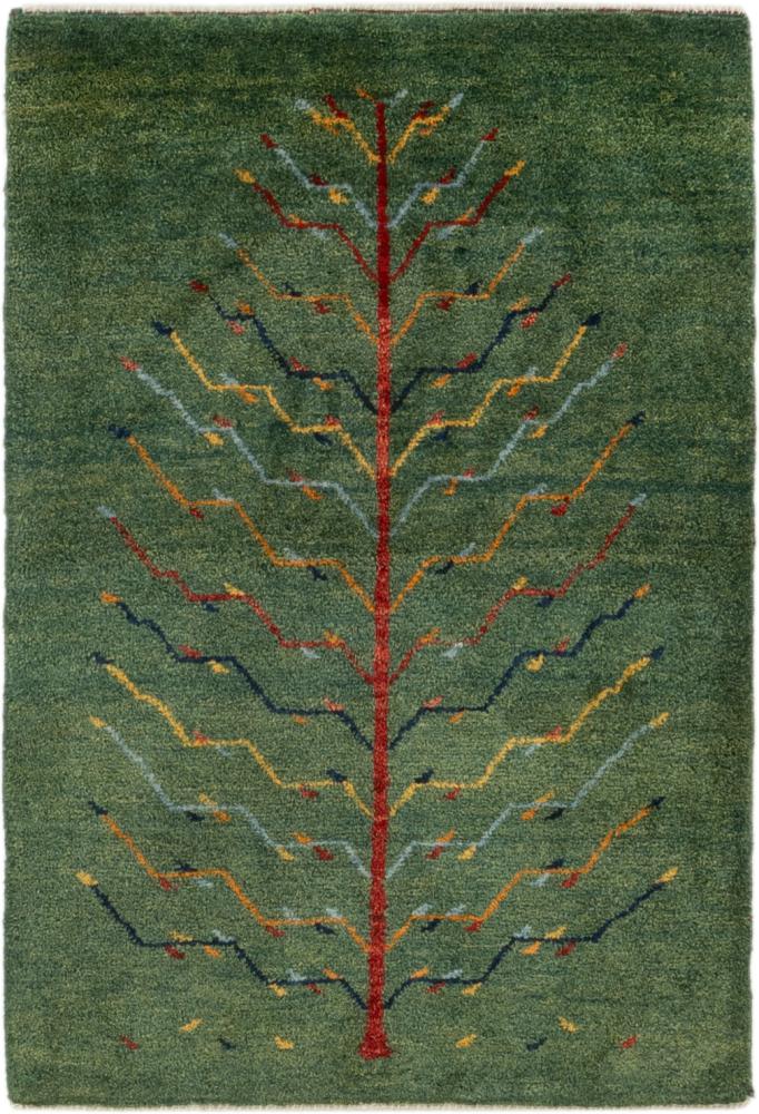 Tapis persan Persan Gabbeh Yalamehbaft 121x86 121x86, Tapis persan Noué à la main