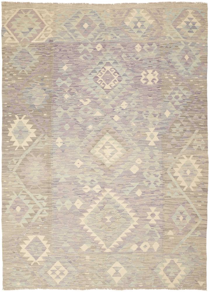 Tapis afghan Kilim Afghan 242x173 242x173, Tapis persan Tissé à la main