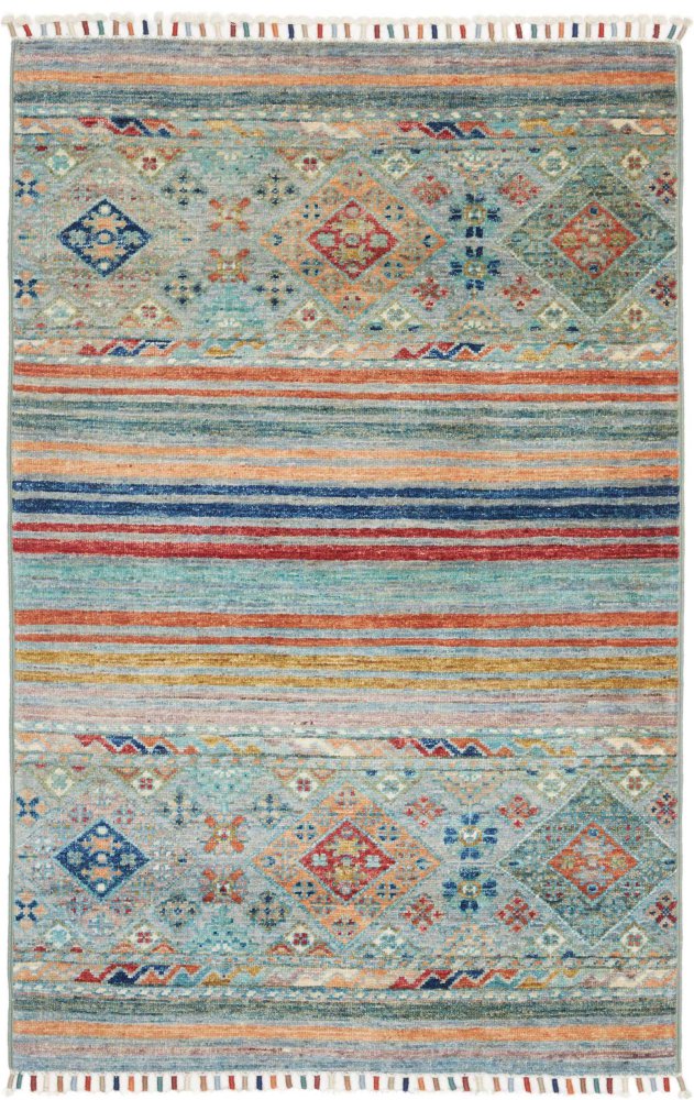 Alfombra pakistaní Arijana Shaal 125x80 125x80, Alfombra persa Hecho a mano