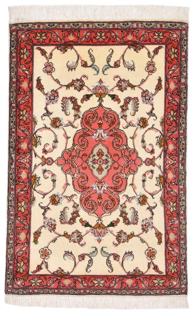 Tapete persa Tabriz 50Raj 91x59 91x59, Tapete persa Atado à mão