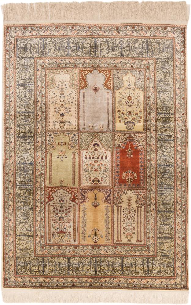  Turkey Silk Warp 179x126 179x126, Persian Rug Knotted by hand