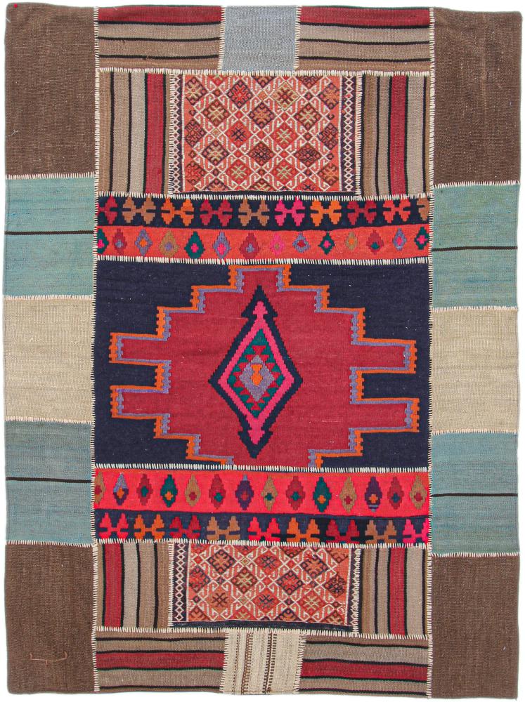 Tapete persa Kilim Patchwork 193x146 193x146, Tapete persa Tecido à mão