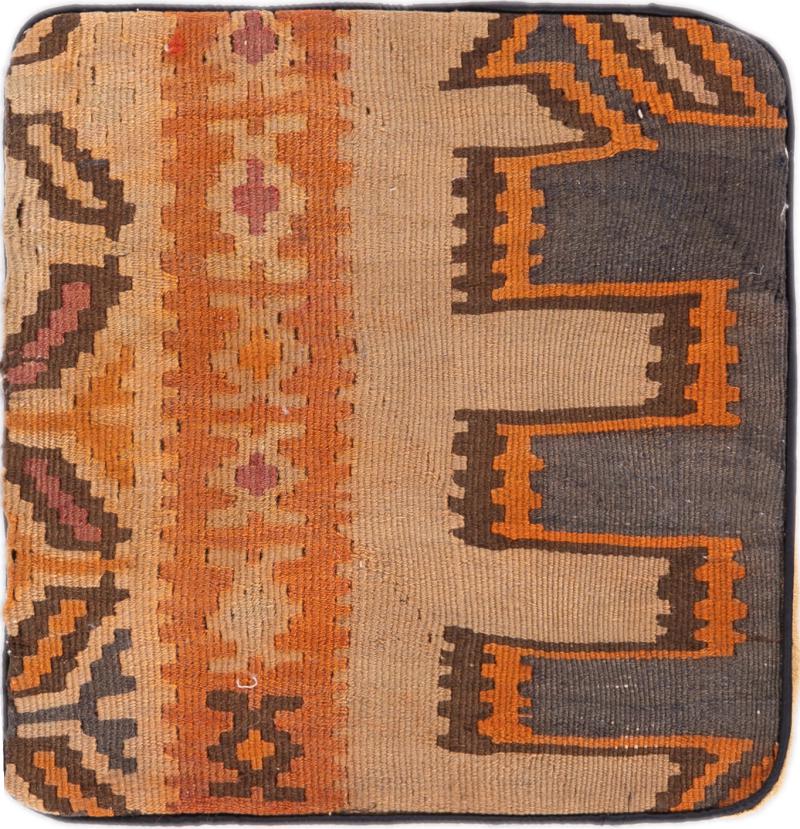 Persisk teppe Kelim Fars Kissen 40x40 40x40, Persisk teppe Knyttet for hånd