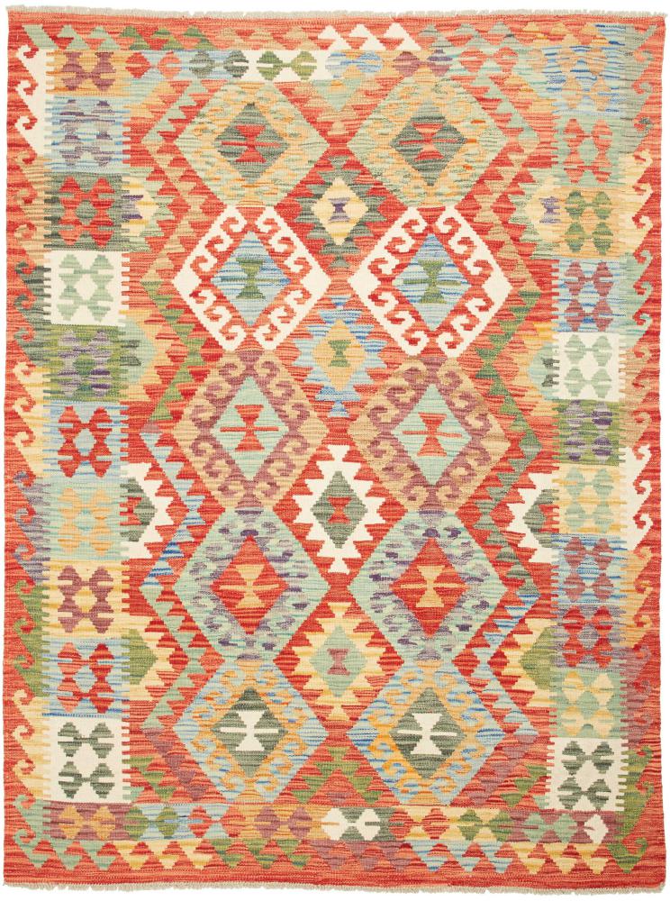 Afghaans tapijt Kilim Afghan 201x153 201x153, Perzisch tapijt Handgeweven