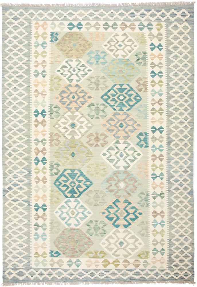 Afghansk teppe Kelim  Afghan 263x181 263x181, Persisk teppe Handwoven 