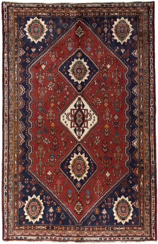 Tapis persan Shiraz 268x173 268x173, Tapis persan Noué à la main
