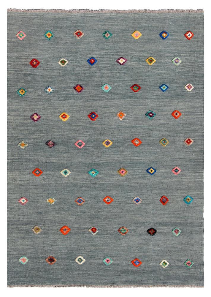 Alfombra afgana Kilim Afghan Nimbaft Edition 198x153 198x153, Alfombra persa Tejido a mano