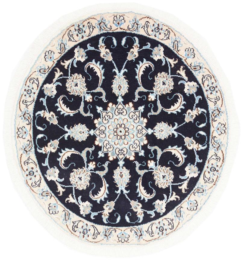 Alfombra persa Nain 101x97 101x97, Alfombra persa Anudado a mano