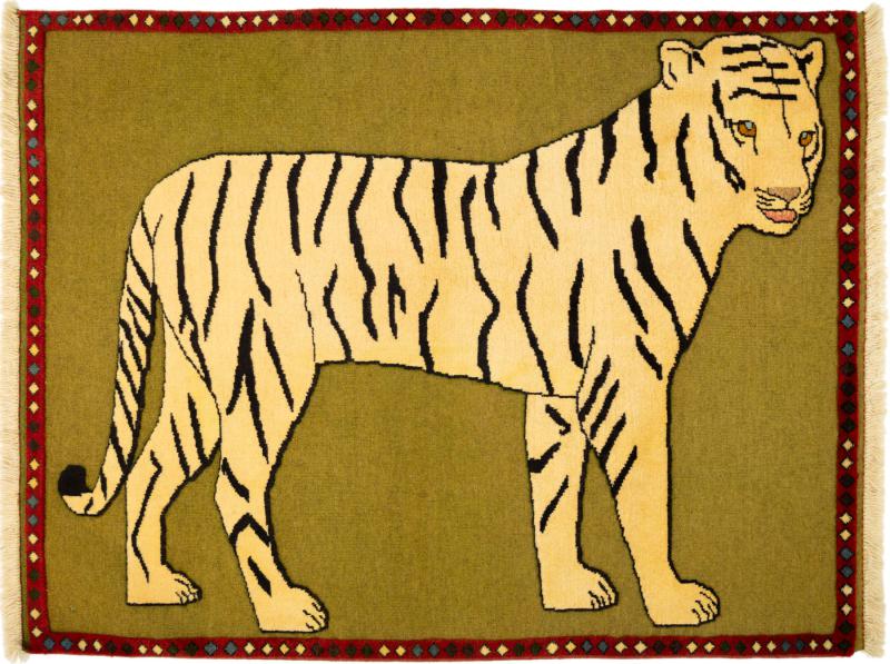 Persialainen matto Persia Gabbeh Nimbaft 152x110 152x110, Persialainen matto Solmittu käsin