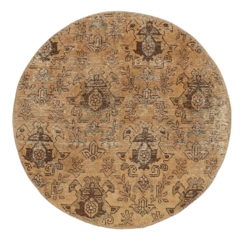 Alfombra persa Vintage Royal 101x101 101x101, Alfombra persa Anudado a mano