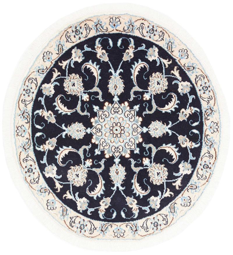 Alfombra persa Nain 108x101 108x101, Alfombra persa Anudado a mano