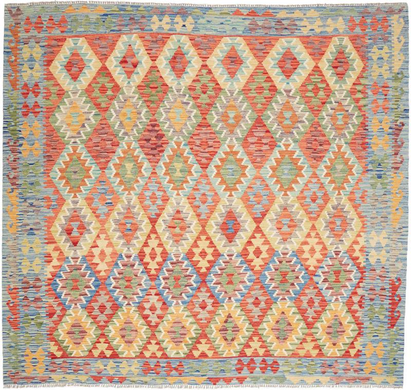 Afghánský koberec Kilim Afghan 239x254 239x254, Perský koberec Ručně tkaný
