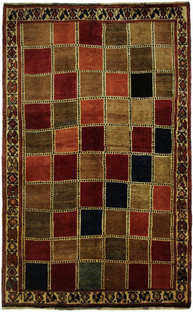 Persisk tæppe Shiraz 198x126 198x126, Persisk tæppe Knyttet i hånden