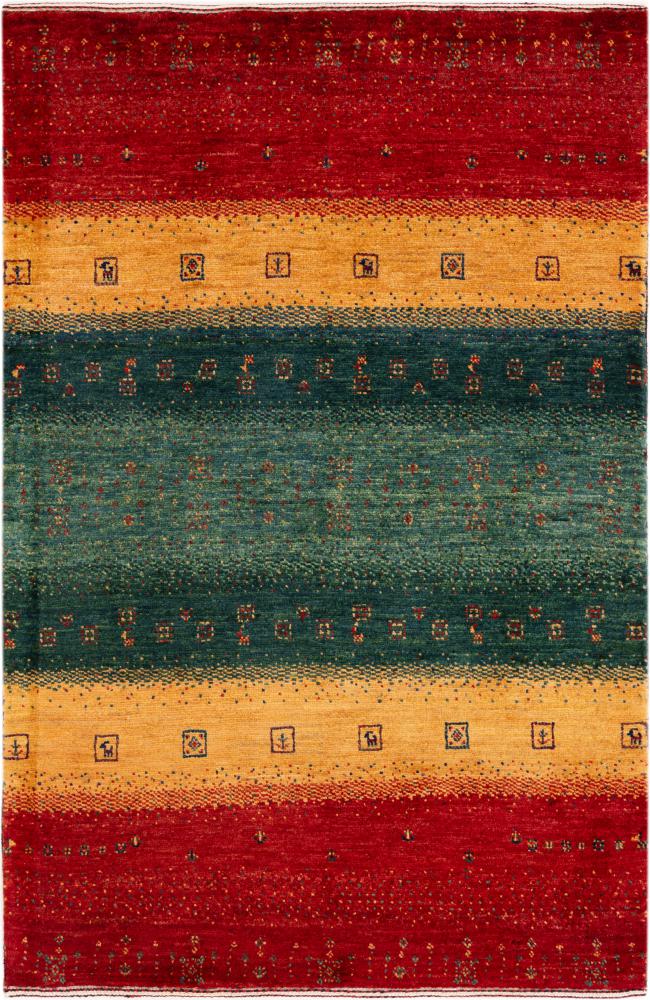 Persisk tæppe Perser Gabbeh Loribaft Atelier 123x81 123x81, Persisk tæppe Håndknyttet