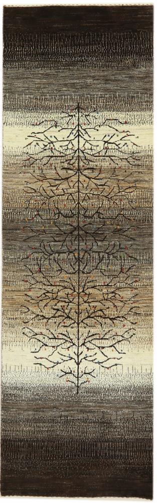 Persian Rug Persian Gabbeh Loribaft Nature 269x84 269x84, Persian Rug Knotted by hand
