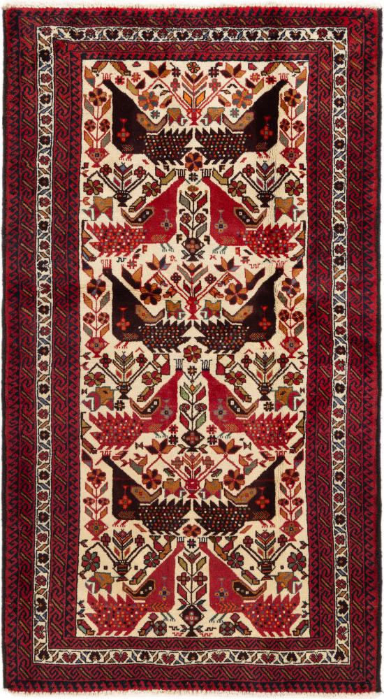 Perserteppich Belutsch 196x107 196x107, Perserteppich Handgeknüpft