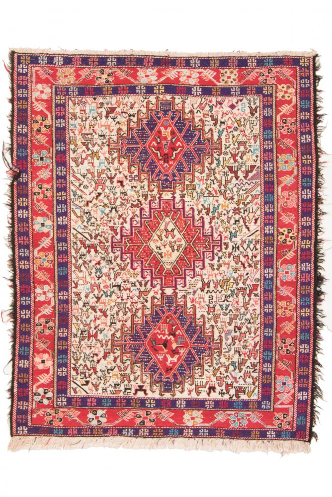 Perzsa szőnyeg Kilim Soumak Shahsavan 137x108 137x108, Perzsa szőnyeg Kézzel csomózva