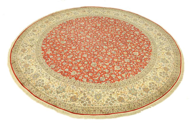 Tapis indien Cachemire Soie 304x308 304x308, Tapis persan Noué à la main