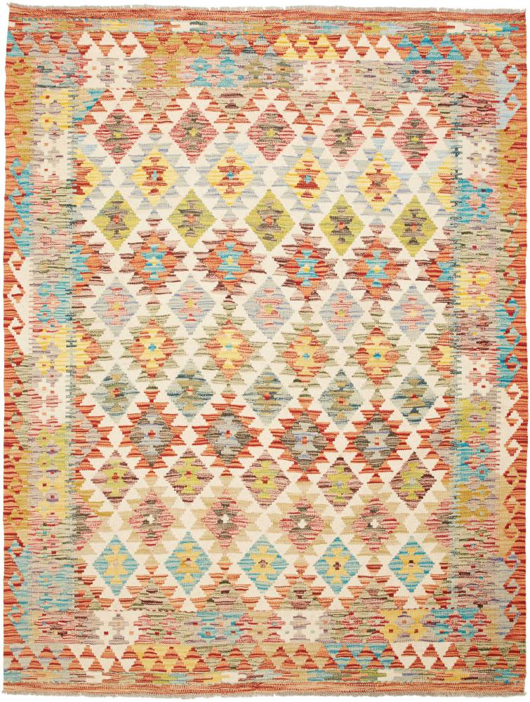 Afghaans tapijt Kilim Afghan 203x155 203x155, Perzisch tapijt Handgeweven