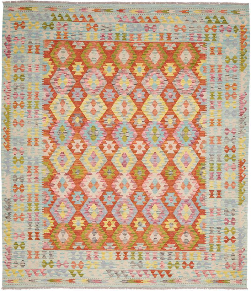 Afghaans tapijt Kelim Afghan 295x253 295x253, Perzisch tapijt Handgeweven