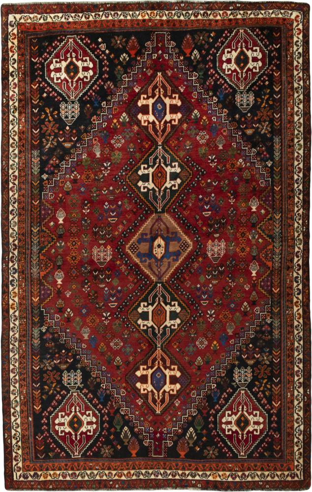 Perzisch tapijt Shiraz 271x174 271x174, Perzisch tapijt Handgeknoopte